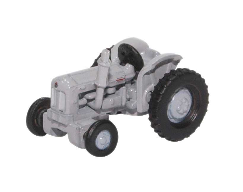 Fordson Tractor - Assembled -- Matte Gray, N, Oxford Diecast NTRAC004