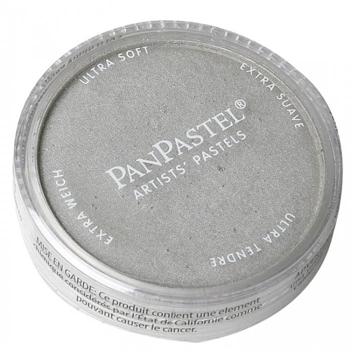 Panpastel Metallic Color Powder -- Silver, All Scales, Pan Pastel 29205