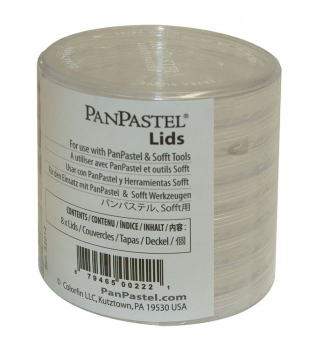 8 Lids for Storage Jars, All Scales, Pan Pastel 32012