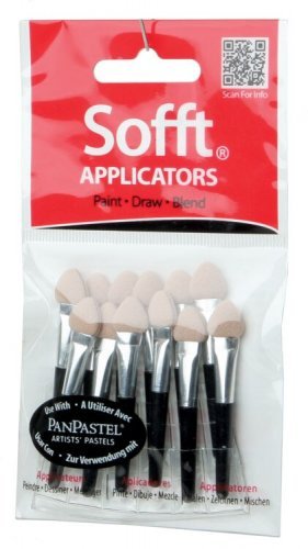 Panpastel Sofft Mini Applicators -- pkg(12), All Scales, Pan Pastel 63052