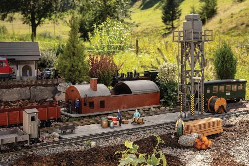 Sand House and Sanding Tower -- Kit, G, Pola 331182