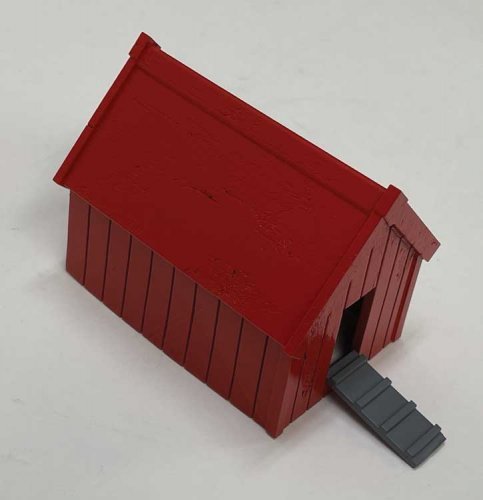 Chicken Coop with Ramp -- 3D Printed Kit - Unpainted, O, Phoenix Precision Models 33640