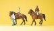 Sports & Recreation -- Riders w/Horses 2, HO, Preiser Kg 10501