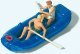Youths w/Boats -- 4 People & 2 Boats, HO, Preiser Kg 10705