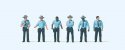 Working People -- United States Highway Patrolment pkg(6), HO, Preiser Kg 10798