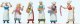 Medieval Festival 1 -- Women pkg(6), HO, Preiser Kg 24760