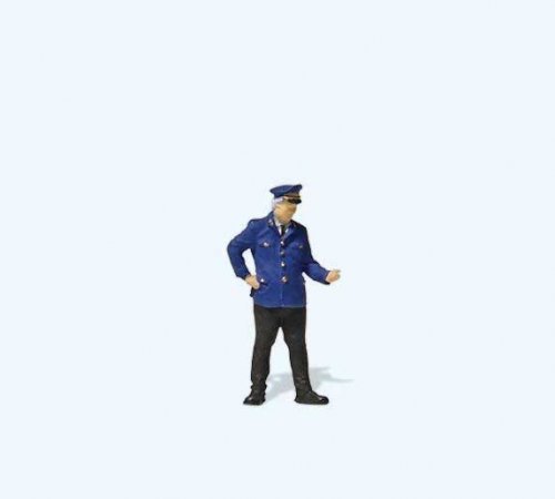 Level Grade Crossing Attendant Checking His Watch - Individual Figure, HO, Preiser Kg 28270