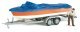 Motorboat w/Cover on Trailer, HO, Preiser Kg 33255
