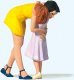 Woman Hugging Girl, G, Preiser Kg 44942
