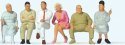 Seated Passengers -- Set 1 pkg(6), O, Preiser Kg 65500