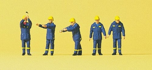 Emergency Workers -- THW Federal Technical Emergency Service Workers 1, N, Preiser Kg 79180