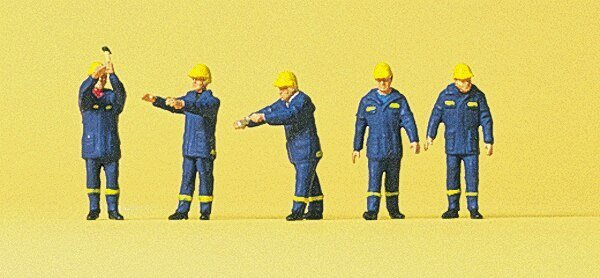 Emergency Workers -- THW Federal Technical Emergency Service Workers 1, N, Preiser Kg 79180