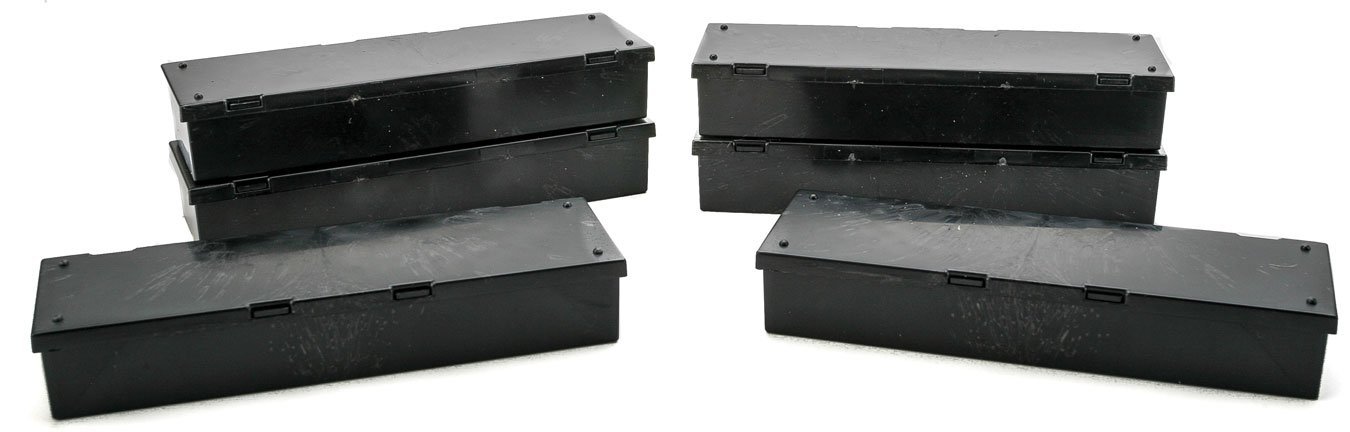 Plastic Utility Box -- Various Colors 7/8 x 1-5/8 x 6′ 2.2 x 4.1 x 15.2cm ipkg(6), All Scales, Bowser Manufacturing Co. 20
