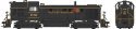 Alco RS3 Hammerhead High Hood - Standard DC -- Western Maryland 192 (black, yellow, Fir, HO, Bowser Manufacturing Co. 25405