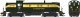 Alco RS3 Phase 2 - Standard DC -- Seaboard Air Line 1681 (green, yellow band, Heart Log, HO, Bowser Manufacturing Co. 25430