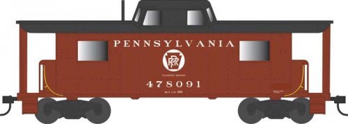 PRR Class N8 Steel Center-Cupola Cabin Car (Caboose) - Ready to Run -- Pennsylvania Rai, HO, Bowser Manufacturing Co. 43425