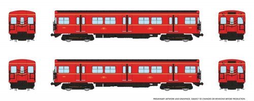 Toronto G-Class Subway A-B Set - Sound and DCC -- Toronto Transit Commission 5098, 5099, HO, Rapido Trains Inc 206503