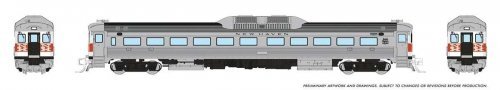 Budd RDC-1 Phase 1 - Sound and DCC -- New Haven (McGinnis Scheme), N, Rapido Trains Inc 516509