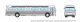 Mid-1960s - 1980s Suburban New Look Bus - Lighted - Assembled -- Unlettered 5307 Suburban (wh, HO, Rapido Trains Inc 753199