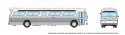 Mid-1960s - 1980s Suburban New Look Bus - Lighted - Assembled -- Unlettered 5307 Suburban (wh, HO, Rapido Trains Inc 753199