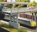1930s Highway Overpass -- 50′ Deck w/Pier, N, Rix Products 152