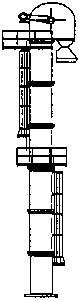 Grain Elevator -- Kit - Scale Height: 90′ 27.4m, HO, Rix Products 407