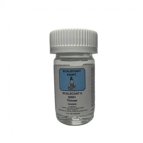 Scalecoat II Thinner 1oz 29.6ml, All Scales, Scalecoat Model Paint 20501