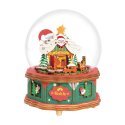 Rolife Christmas Town Music Box AM46 - Kit -- Working 3-D Laser-Cut Wood Puzzle, All Scales, Robotime AM46