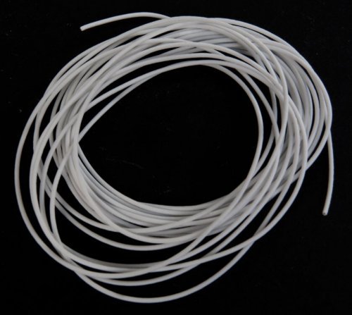 30 AWG Super-Flexible Wire -- White 10′ 3.1m, All Scales, SoundTraxx 810146