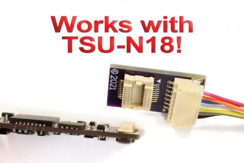 JST-NEXT18 Adapter, All Scales, SoundTraxx 810163