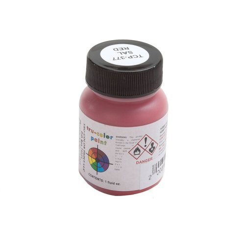 Railroad Color Acrylic Paints - 1oz 29.6ml -- Seaboard Coast Line Red, All Scales, Tru-Color Paint 377