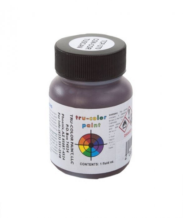 Railroad Color Acrylic Paints - 1oz 29.6mL -- Trailer-Train Yellow, All Scales, Tru-Color Paint 379