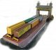 Laser-Cut Wood Kit -- The Hudson 2-Track Carfloat - 12-1/4 x 3 x 1′ 31.1 x 7.6 x 2.5cm, N, The N Scale Architect 10061