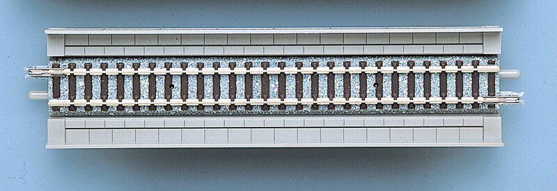 Straight Overhead Viaduct Track HS140 - Fine Track -- 5-1/2′ 140mm pkg(2), N, TomyTec Co LTD 1071