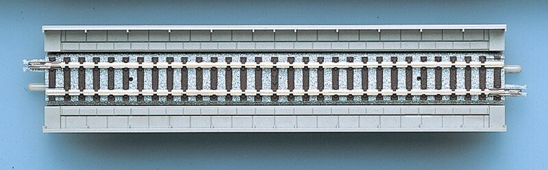 Straight Overhead Viaduct Track HS158.5 - Fine Track -- 6-1/4′ 158.5mm pkg(2), N, TomyTec Co LTD 1076