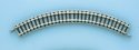 Mini Curved Track C140 - Fine Track -- 5-1/2′ 140mm Radius, 2 Each 30 & 60 Degree Sections, N, TomyTec Co LTD 1112
