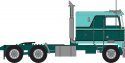 1970s Kenworth K100 Potomac Tractor w/VIT Flat-Top Sleeper Cab - Assembled -- Green, N, Trainworx Inc 41054