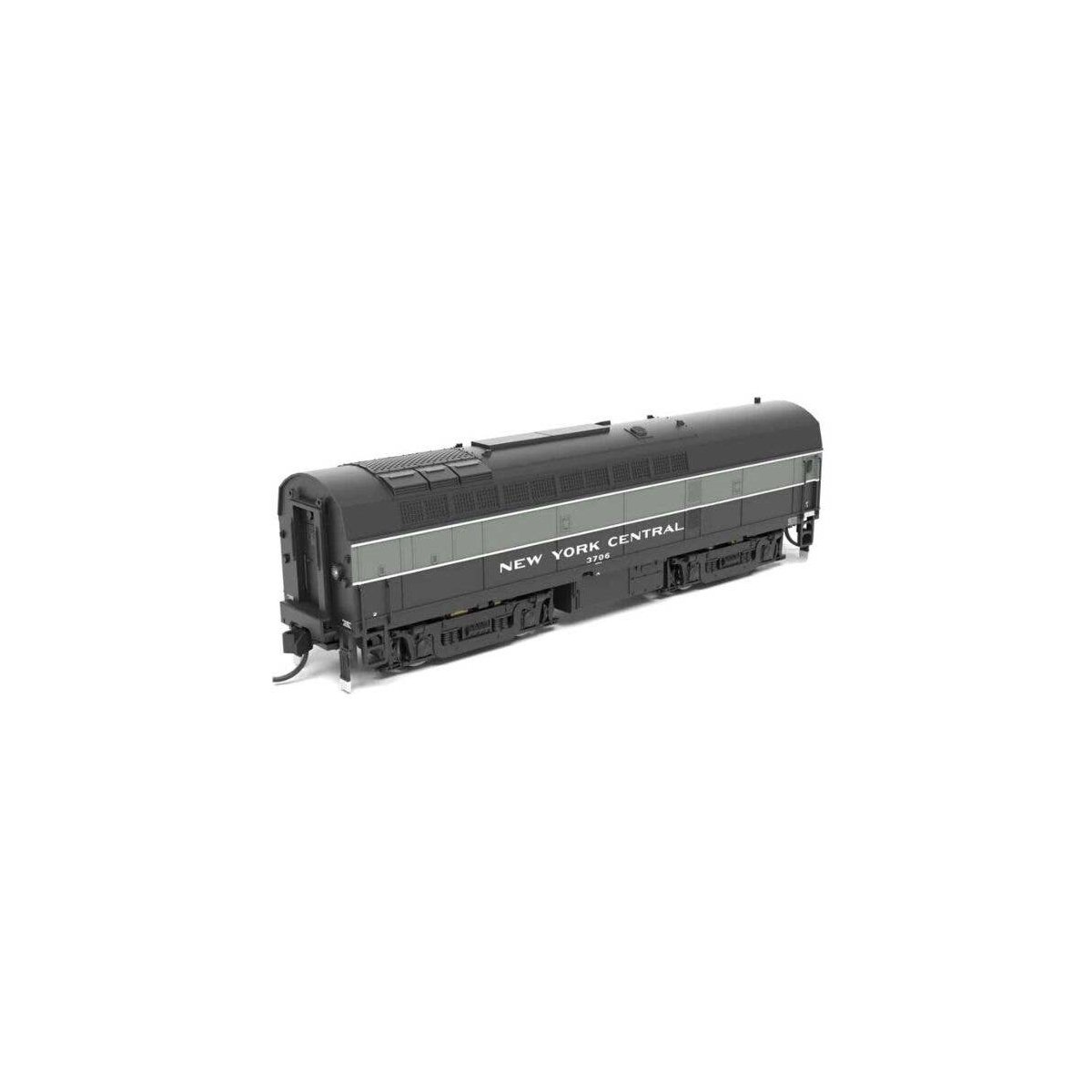 Baldwin RF16B Sharknose - Sound and DCC - Paragon4 -- New York Central 3705 (Lightning Stripe, black, gray), N, Broadway Limited
