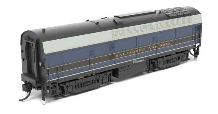 Baldwin RF16B Sharknose - Sound and DCC - Paragon4 -- Baltimore & Ohio 857X (blue, gray, black), N, Broadway Limited Imports 962