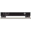 42′ Steel Gondola w/Cement Container Load - Ready to Run - Master(R) -- Erie 51631 (black, white), N, Trainman 50006755