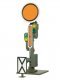Semaphore Distant Signal -- Fixed Disk, HO, Viessmann Modellspielwaren 4510