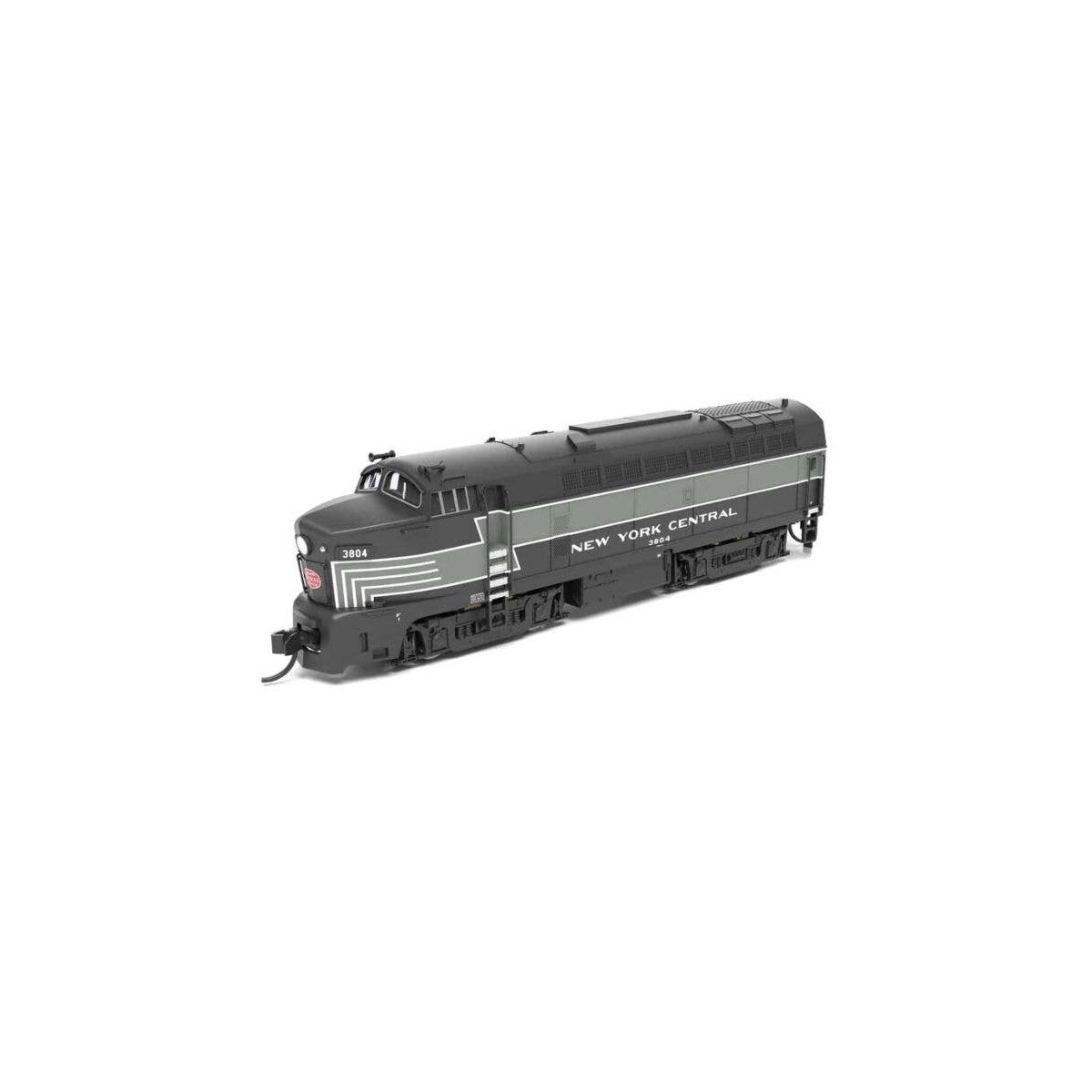 Baldwin RF16A Sharknose - Sound and DCC - Paragon4 -- New York Central 3810 (Lightning Stripe, black, gray), N, Broadway Limited