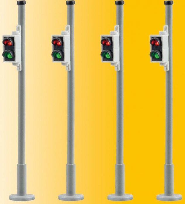 Pedestrian Signals -- For use w/769-5095 pkg(4), HO, Viessmann Modellspielwaren 5096