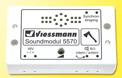 Sound Module w/Speaker -- Wood Chopper, All Scales, Viessmann Modellspielwaren 5570