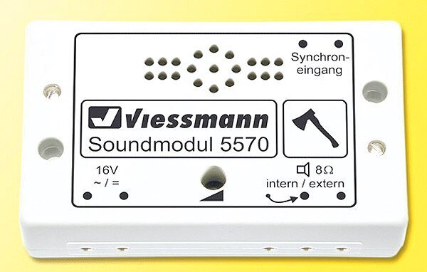 Sound Module w/Speaker -- Wood Chopper, All Scales, Viessmann Modellspielwaren 5570