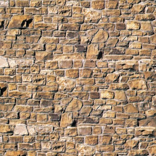 Rock - Sandstone - Printed Sheets -- Pkg(10), HO, Vollmer Gmbh 46036