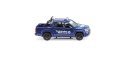 2010 Volkswagen Amarok Crew-Cab Pickup Truck - Assembled -- THW (blue, white, German Lettering), HO, Wiking 31145