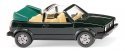 1979-1992 Volkswagen Golf I Convertible - Assembled -- Black, Green, HO, Wiking 4605