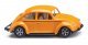 1960-1967 Volkswagen Old-Style Beetle 1200 - Assembled -- Orange, Black, HO, Wiking 81011