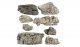 Faceted Rocks - Ready Rocks -- 8 Pieces, All Scales, Woodland Scenics 1137